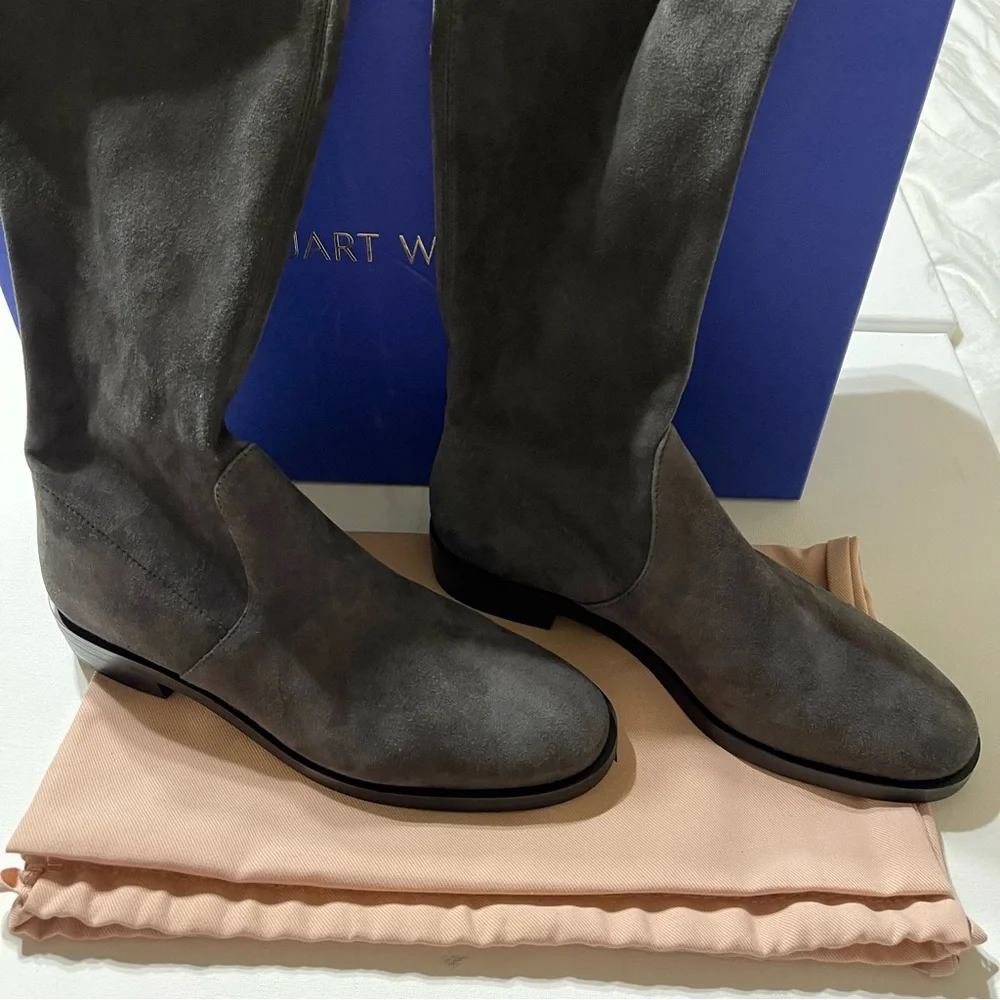 STUART WEITZMAN‎ Suede knee high Brown boots